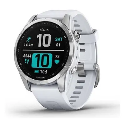 Chytré hodinky Garmin fenix 7S Glass (010-02539-03) / 1,2" / NFC / vodotěsnost dle 100m / stříbr