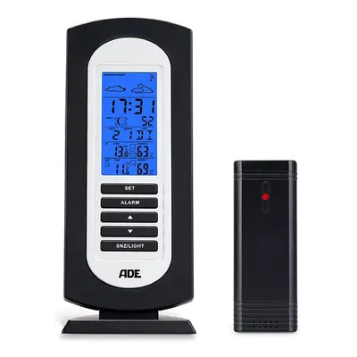 Meteostanice ADE WS1822 / LCD / radiobudík / černá Varianta: ivi1