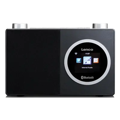 Internetové rádio Lenco DIR-70BK / 2,4" (6,1 cm) TFT LCD displej / 3 W / Bluetooth 2.1 / černá V