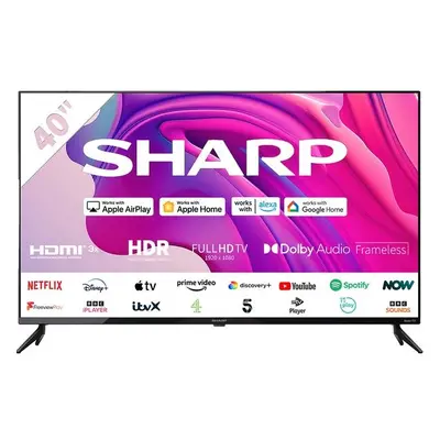 Smart televize Sharp 40FD7K (2T-C40FD7KF1FB) / LED / 1920 x 1080 px / 40" (101 cm) / Full HD / č