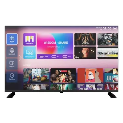 Smart televize TESLA TSL-TV-T2KYD43 / LED / 3840 × 2160 px / 43" (109 cm) / 4K Ultra HD / černá 