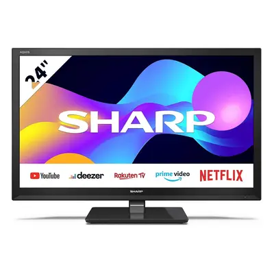 Smart televize Sharp 24EE3E (1T-C24EE3EC2NB) / HD / 24" (60 cm) / 1366 x 768 px / černá Varianta