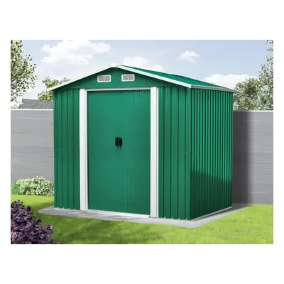 Zahradní domek BestBerg ZDB-4Z / 4,1 m² / 236 x 174 x 206 cm / zelená Varianta: ivi0