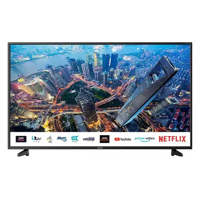 Smart televize Sharp 55BJ2K (4T-C55BJ2KF2FB) / 55" (139 cm) / 4K Ultra HD / 3840 x 2160 px / čer