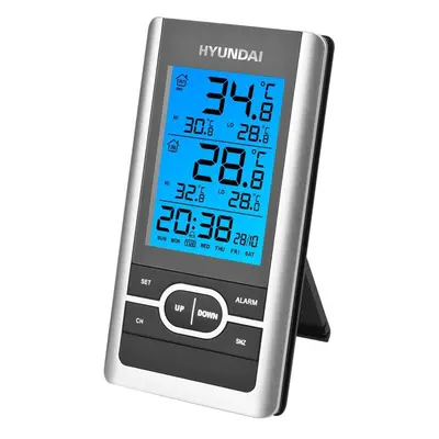 Meteorologická stanice Hyundai WS 1070 / -20 °C +50 °C / LCD displej / dosah 30 m / max. 3 senzo