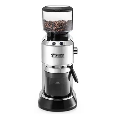 DeLonghi Mlýnek na kávu De'Longhi DEDICA KG520M / 150 W / 18 stupňů hrubosti mletí / stříbrná Va