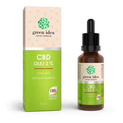 Green idea CBD olej 3 % 10 ml