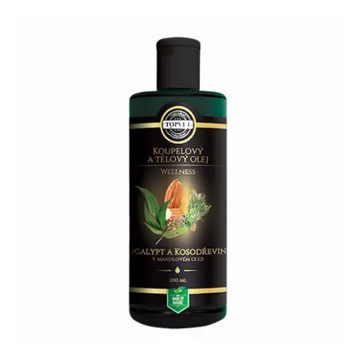 Green idea Eucalypt a kosodřevina - koupelový a tělový olej 200 ml