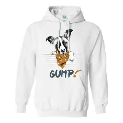 Green idea GUMP - Mikina bílá unisex L L