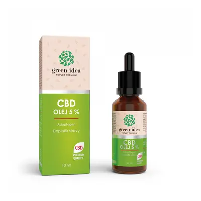 Green idea CBD olej 5 % 10 ml