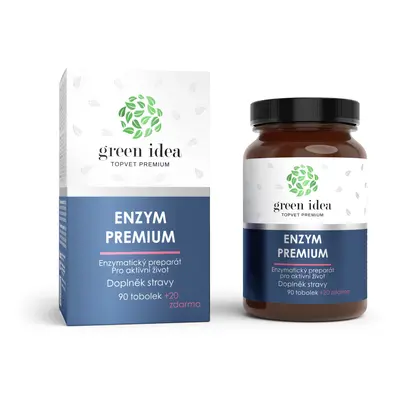 Green idea Enzym Premium - tobolky 90+20 zdarma 110 ks