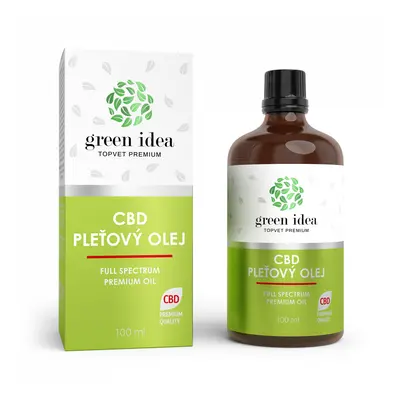 Green idea CBD pleťový olej 100 ml