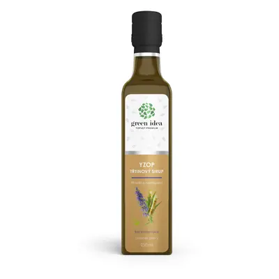 Green idea Yzopový sirup - třtinový 250 ml