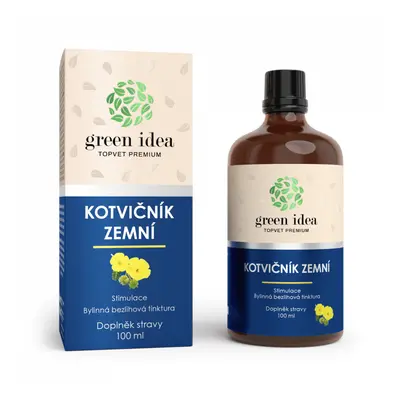 Green idea Kotvičník zemní - bezlihová tinktura 100 ml