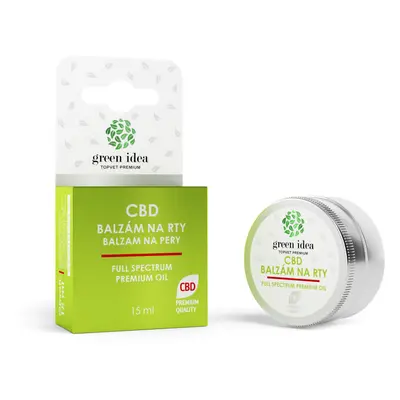 Green idea CBD balzám na rty 15 ml