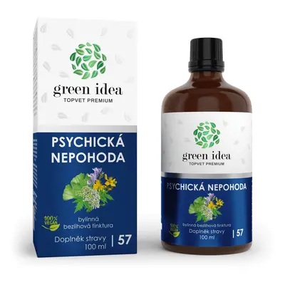 Green idea Psychická nepohoda - bezlihová tinktura 100 ml