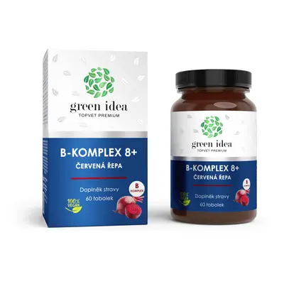 Green idea B-komplex 8+ červená řepa - tobolky 60 ks