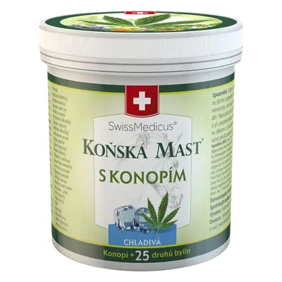 Herbamedicus GmbH Koňská mast s konopím chladivá 250 ml