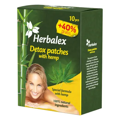 Herbamedicus GmbH Herbalex – Detoxikační náplasti s konopím 14 ks