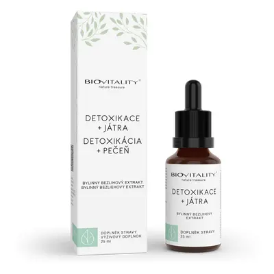 Green idea Detoxikace + játra bezlihová tinktura - kapky 25 ml