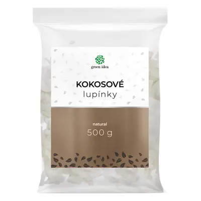 Green idea Kokosové lupínky - natural 500 g