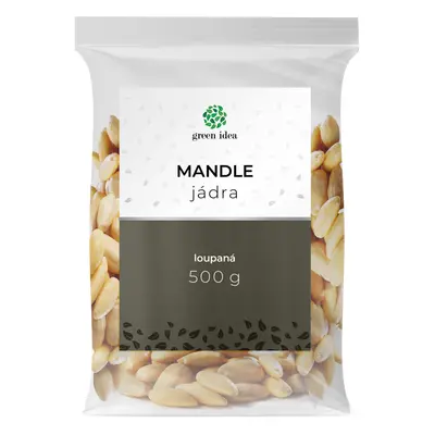 Green idea Mandle jádra - loupaná 500 g