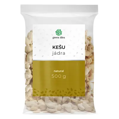 Green idea Kešu jádra - natural 500 g