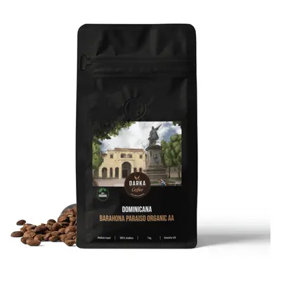 Dominicana Barahona Paraiso Organic AA - zrnková káva, balení 400 g