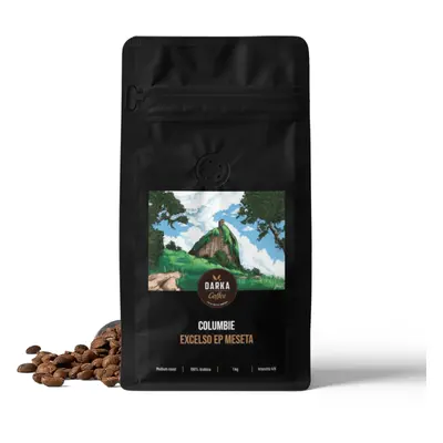 Kolumbie Excelso EP MESETA - zrnková káva, balení 2+1 kg zdarma