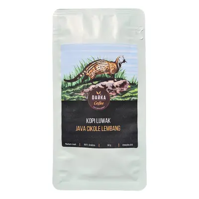 Cibetková káva Kopi Luwak Cikole Lembang - zrnková káva, balení 150 g