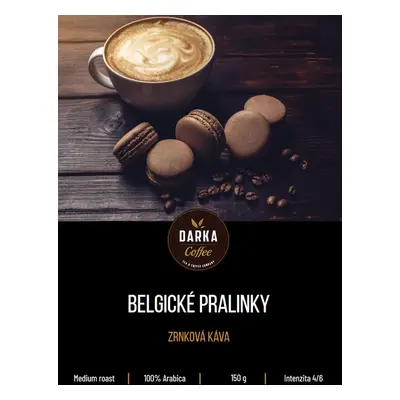 Belgické pralinky zrnková káva 150 g