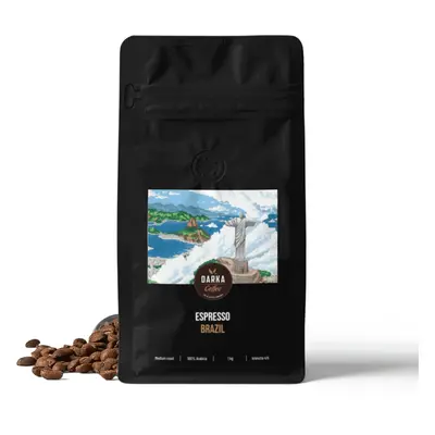 Espresso Brazil - zrnková káva, balení 400 g