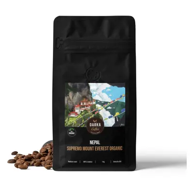 Nepal Supremo Mount Everest Organic - zrnková káva, balení 1 kg