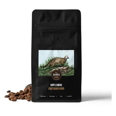 Kopi Luwak Exclusive Cibetková zrnková káva 400 g