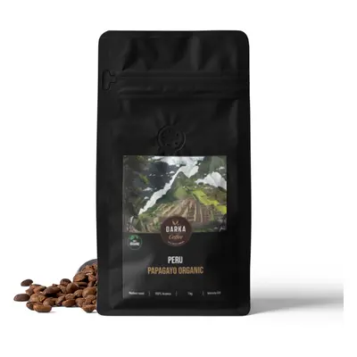 Peru Papagayo Organic - zrnková káva, balení 2+1 kg zdarma