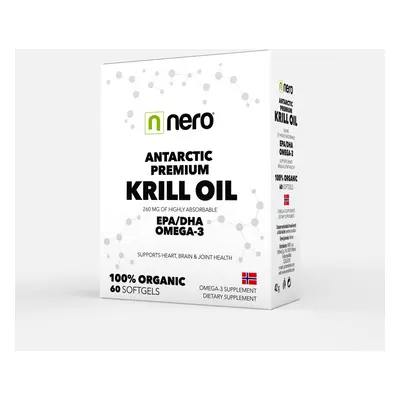 Nero ANTARCTIC PREMIUM KRILL OIL / OMEGA 3 / 1180 mg, 60 tablet / na 2 měsíce 8594179510641