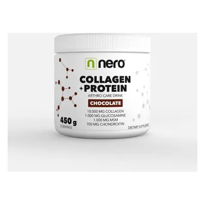 Nero COLLAGEN + PROTEIN Čokoláda, 450g / 15 porcí, na klouby, vazy, pleť, vlasy 8594179510672