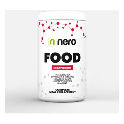 Funkční zdravá strava Nero FOOD Jahoda, 600g, 20 porcí 8594179510542