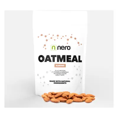 Proteinová instantní ovesná kaše Nero, Mandle, 1kg, 20 porcí 8594179510948