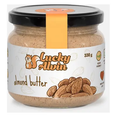 Lucky Alvin Mandle 330 g, bez GMO, Vegan, bez palm. oleje, bez přid. cukru, bez soli, bez lepku 