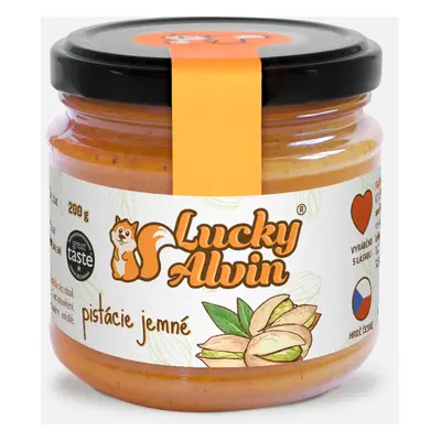 Lucky Alvin Pistácie Jemné 200 g, bez GMO, Vegan, bez palm. oleje, bez přid. cukru, bez soli, be