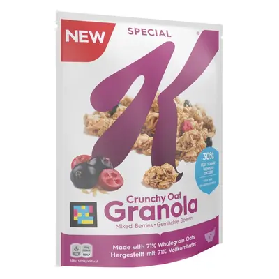 Kellogg's Special K Crunchy Oat Granola, 320g, 7 porcí, křupavé ovesné vločky s brusinkami a čer