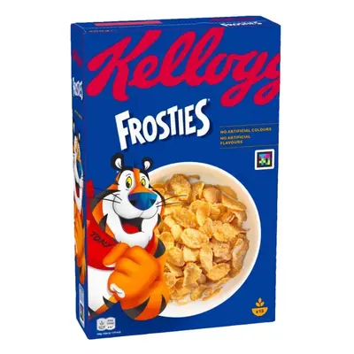 Kellogg's Frosties, 400 g, 13 porcí, křupavé kukuřičné vločky, bez umělých barviv a sladidel 505