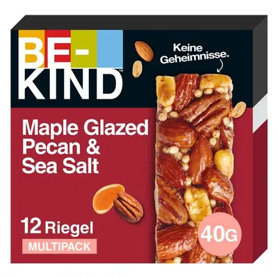 BE-KIND oříšková tyčinka, bezlepková, Maple Glazed Pecan & Sea Salt, 12 x 40 g 5000159528252