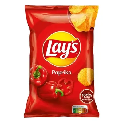 Lay's Red Paprika, čipsy s příchutí červené papriky, 150g 4062139007677