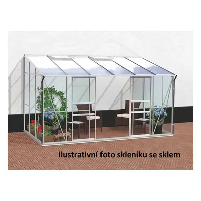 Skleník VITAVIA IDA 7800 PC 6 mm stříbrný LG302