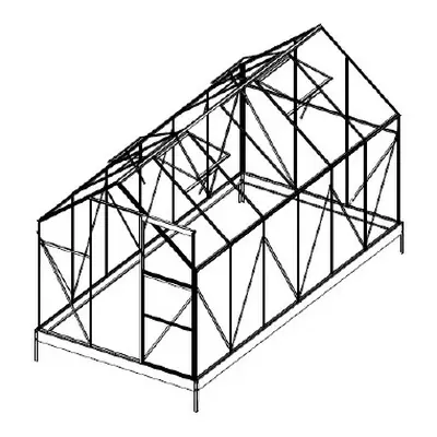 Náhradní prosklení pro skleník LANITPLAST PLUGIN 6x12 PC 4 mm LG3055