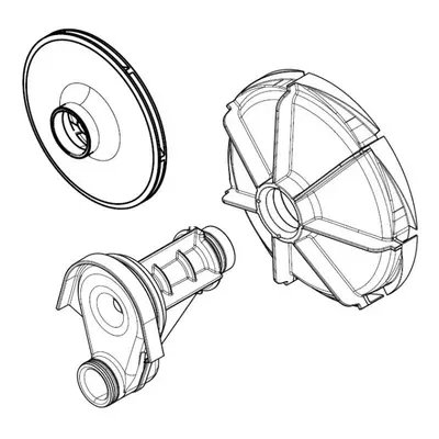 EASY PUMP EASYPUMP Oběžné kolo, difuzor, ejektor (sada) - 1100