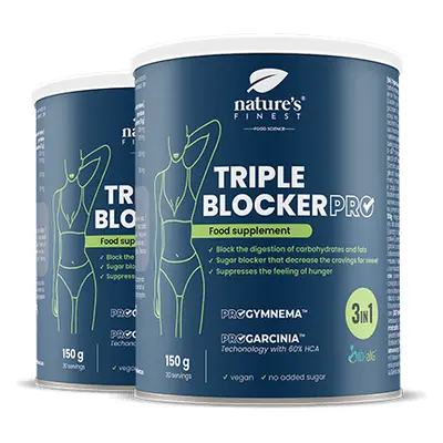 Triple Blocker Pro 1+1 | Sacharidový blokátor | Blokátor cukru | Tukový spalovač | Gymnema sylve