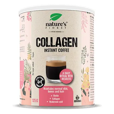 Collagen Coffee | Boj proti vráskám | Kolagen | Hyaluronová kyselina | Biotin | Hydratace pleti 